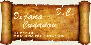 Dijana Čudanov vizit kartica